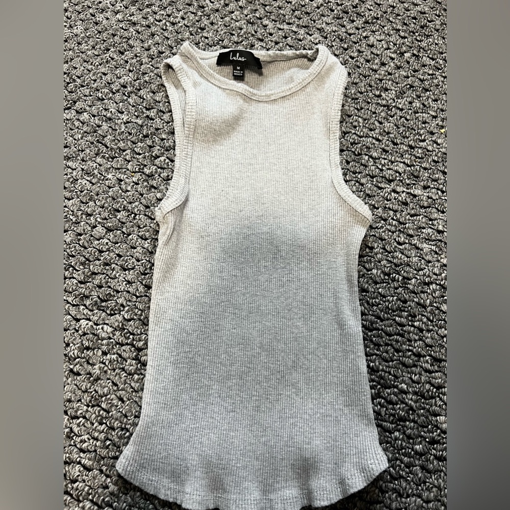 Lulu’s Fitted Crop Tank Top